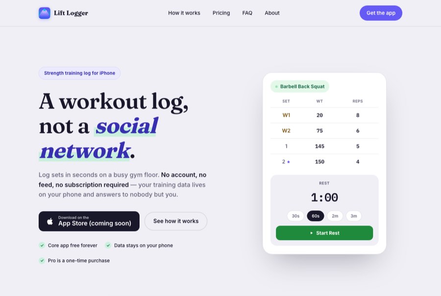 Lift Logger