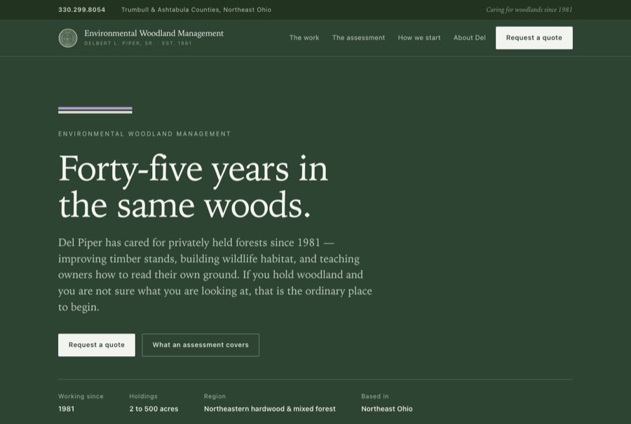 Environmental Woodland Management